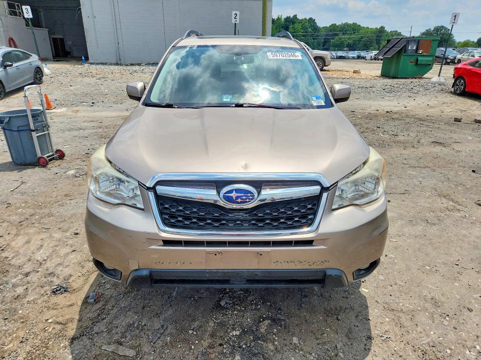 2015 Subaru Forester VIN JF2SJAHC9FH403805 COPART salvage auction — MINOR DENT/SCRATCHES, Va - Certificate Of Title, sold $350 on 2026-07-29 (photo 5)