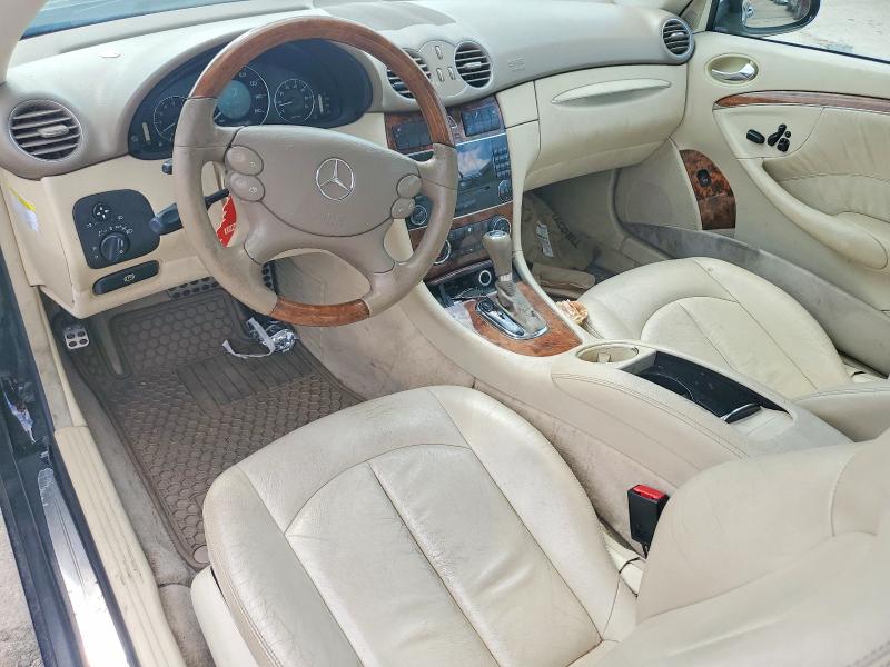 2009 Mercedes-benz Clk-class VIN WDBTJ56HX9F268308 COPART salvage auction — REAR END, MI - CERTIFICATE OF TITLE, sold $500 on 2026-08-07 (photo 8)