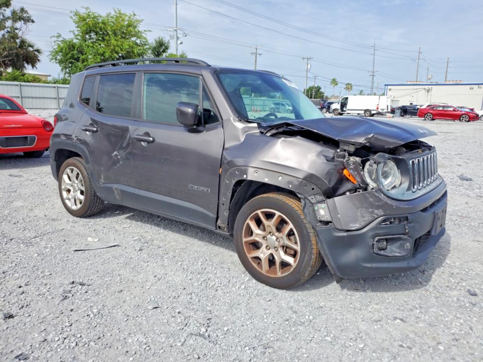 2017 Jeep Renegade VIN ZACCJABB6HPF31742 COPART salvage auction — FRONT END, Salvage Title, sold $15 on 2026-07-24 (photo 4)
