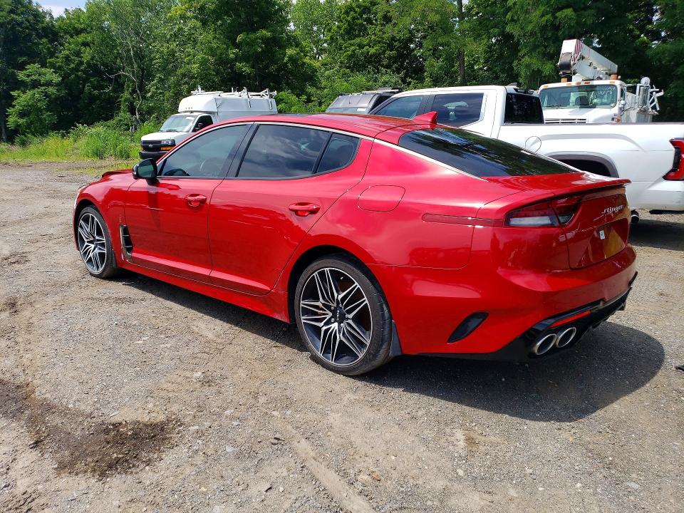 2023 Kia Stinger VIN KNAE55LCXP6130642 COPART salvage auction — FRONT END, Nj - Cert Of Title-Salvage, sold $9,800 on 2026-07-30 (photo 2)