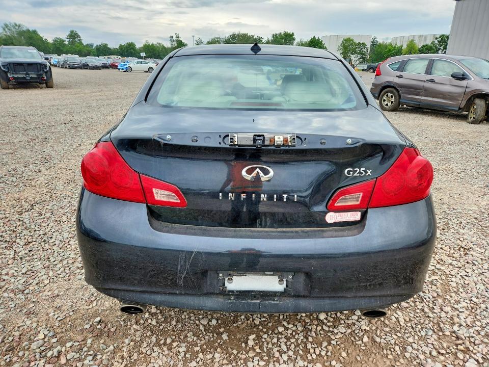 2011 Infiniti G25 VIN JN1DV6AR1BM450046 COPART salvage auction — FRONT END, NY - MV-907A SALVAGE CERTIFICATE, sold $450 on 2026-07-08 (photo 6)