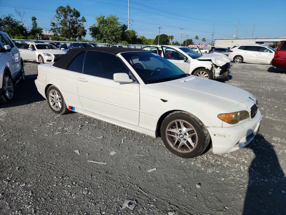 2004 BMW 3 series VIN WBABW33404PL30836 COPART salvage auction — FRONT END, FL - CERT OF TITLE SLVG REBUILDABLE, sold $525 on 2026-07-17 (photo 4)