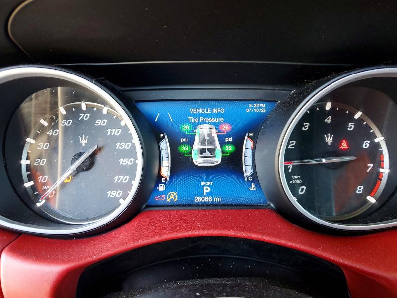 2019 Maserati Levante VIN ZN661XUS3KX320692 COPART salvage auction — REAR END, Ca - Salvage Certificate, sold $12,100 on 2026-08-11 (photo 9)