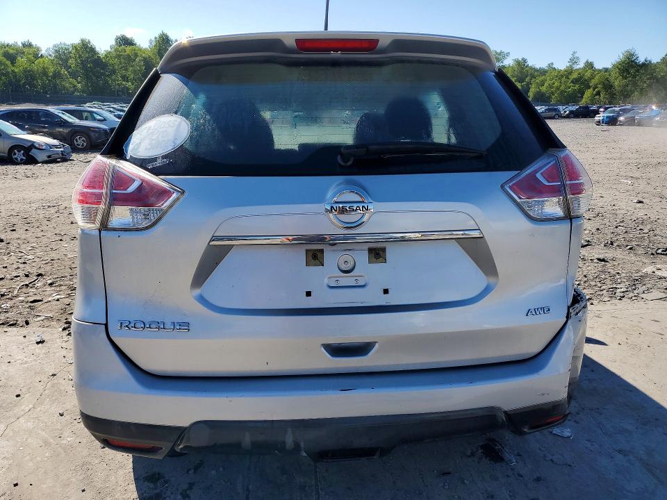 2015 Nissan Rogue VIN KNMAT2MVXFP514046 COPART salvage auction — FRONT END, Pa - Certificate Of Salvage, sold $525 on 2026-07-22 (photo 6)