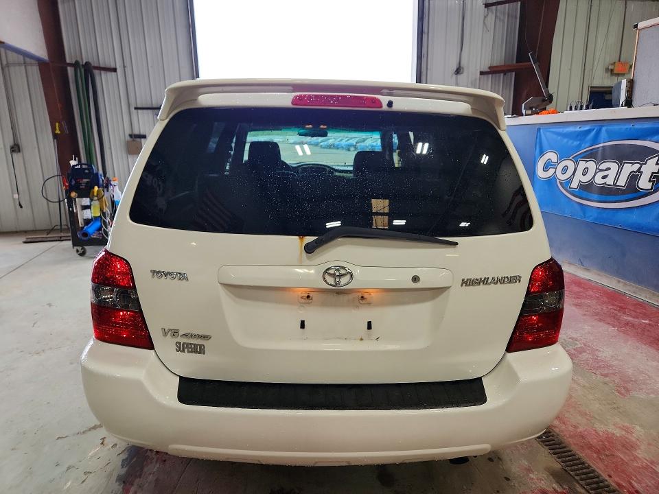 2007 Toyota Highlander VIN JTEHP21A870194851 COPART salvage auction — SIDE, Pa - Certificate Of Salvage, sold $750 on 2026-07-20 (photo 6)