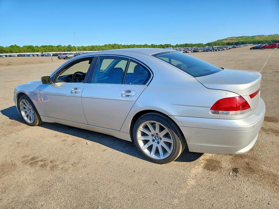 2003 BMW 7 series VIN WBAGL63493DP62115 COPART salvage auction — UNDERCARRIAGE, NY - MV-907A SALVAGE CERTIFICATE, sold $675 on 2026-08-03 (photo 2)