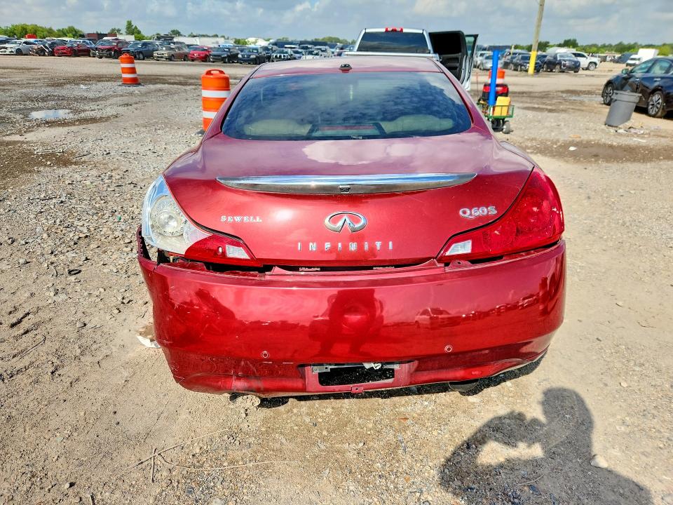 2014 Infiniti Q60 VIN JN1CV6EK3EM113178 COPART salvage auction — FRONT END, Tx - Certificate Of Title, sold $650 on 2026-07-20 (photo 6)