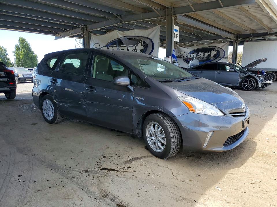2014 Toyota Prius v VIN JTDZN3EU3E3309697 COPART salvage auction — SIDE, Ca - Salvage Certificate, sold $2,200 on 2026-07-28 (photo 4)