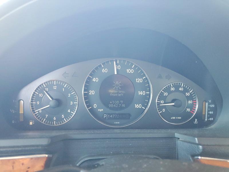 2003 Mercedes-benz E-class VIN WDBUF65J13A172412 COPART salvage auction — FRONT END, AZ - CERT OF TITLE - SALVAGE, sold $175 on 2026-08-06 (photo 9)
