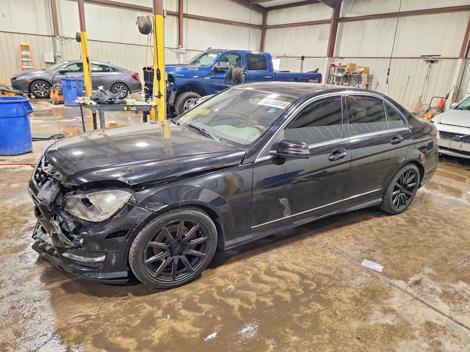 2012 Mercedes-benz C-klasse VIN WDDGF8BB0CR230119 COPART salvage auction — FRONT END, Pa - Certificate Of Salvage, sold $525 on 2026-07-24 (photo 1)