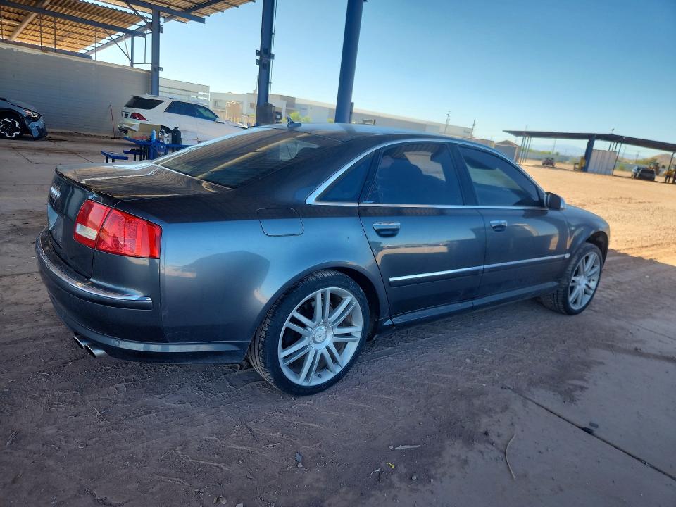 2007 Audi S8 VIN WAUPN44E87N019726 COPART salvage auction — FRONT END, Az - Cert Of Title - Salvage, sold $625 on 2026-07-23 (photo 3)