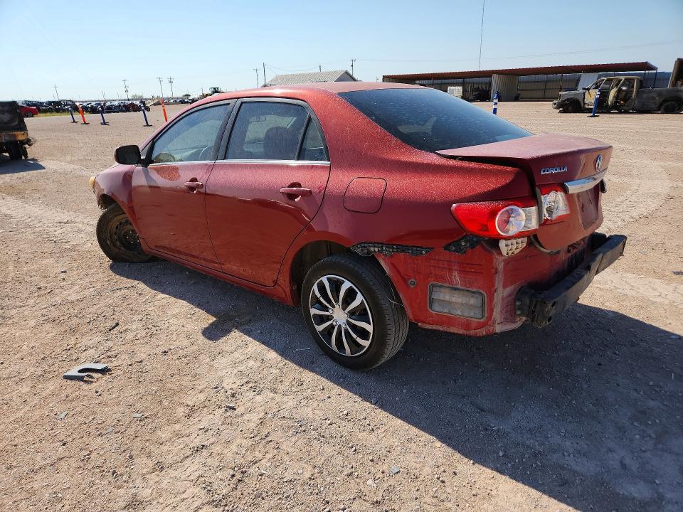 2013 Toyota Corolla VIN 5YFBU4EE6DP163434 COPART salvage auction — ALL OVER, TX - SALVAGE VEHICLE TITLE (P), sold $850 on 2026-07-15 (photo 2)