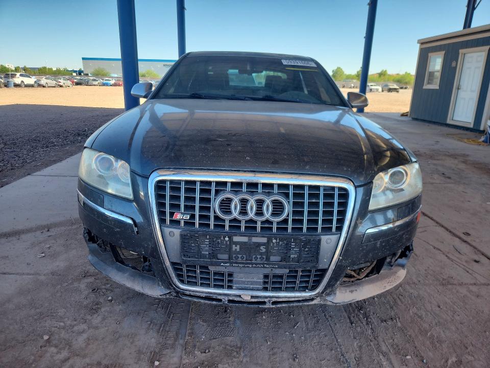 2007 Audi S8 VIN WAUPN44E87N019726 COPART salvage auction — FRONT END, Az - Cert Of Title - Salvage, sold $625 on 2026-07-23 (photo 5)