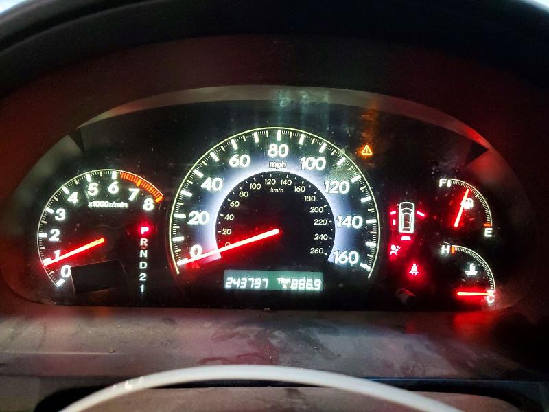 2006 Honda Odyssey VIN 5FNRL38606B020705 COPART salvage auction — FRONT END, Il - Salvage Certificate, sold $325 on 2026-08-19 (photo 9)