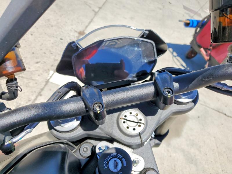 2024 Ducati Monster VIN ZDMMAMDT9RB008615 COPART salvage auction — FRONT END, Ca - Salvage Certificate, sold $2,800 on 2026-08-06 (photo 7)