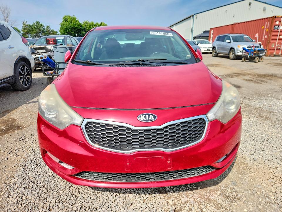 2015 Kia Forte VIN KNAFX4A88F5433737 COPART salvage auction — REAR END, ON - PERMIT NO BRAND - UNFIT, sold $275 on 2026-07-23 (photo 5)