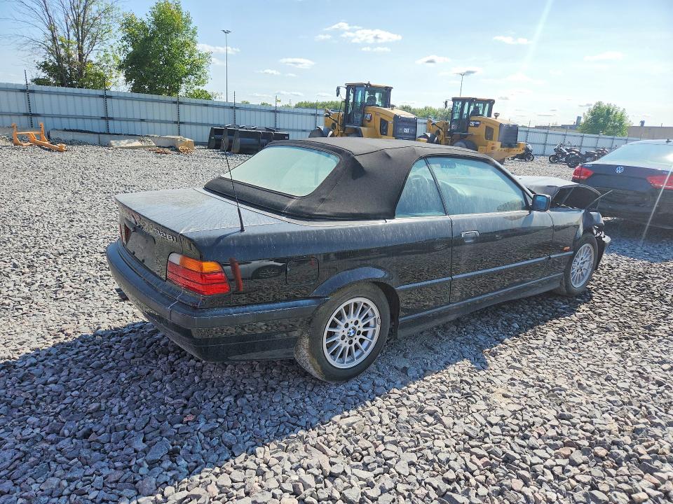 1997 BMW 3 series VIN WBABK8328VEY85232 COPART salvage auction — FRONT END, WI - JUNKED VEHICLE BILL OF SALE, sold $350 on 2026-08-10 (photo 3)