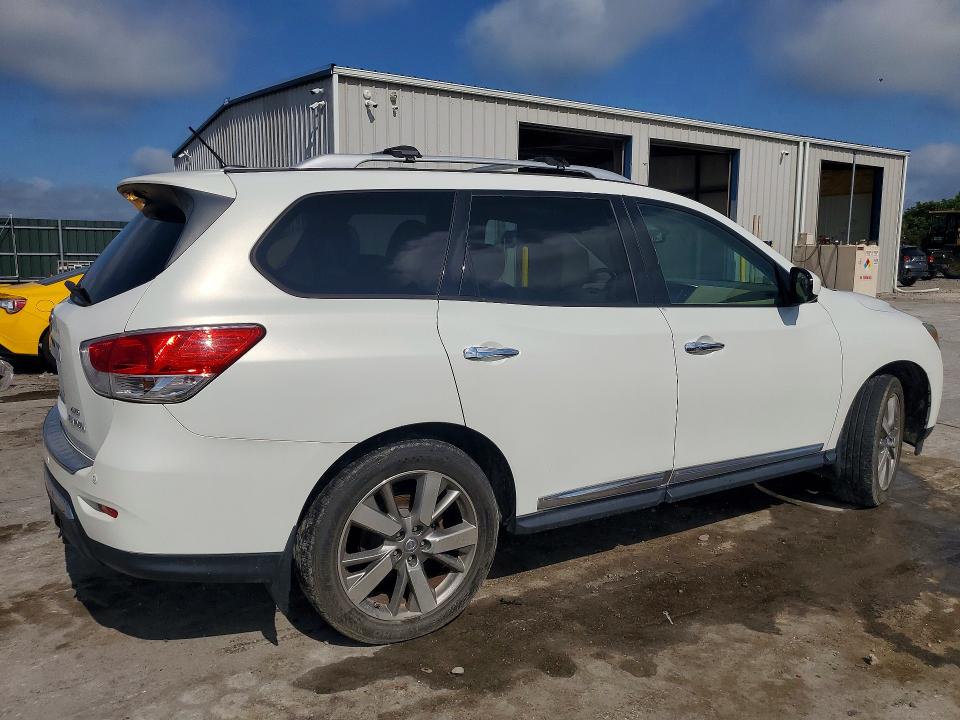 2014 Nissan Pathfinder VIN 5N1AR2MM5EC619424 COPART salvage auction — NORMAL WEAR, Mo - Certificate Of Title, sold $250 on 2026-07-27 (photo 3)