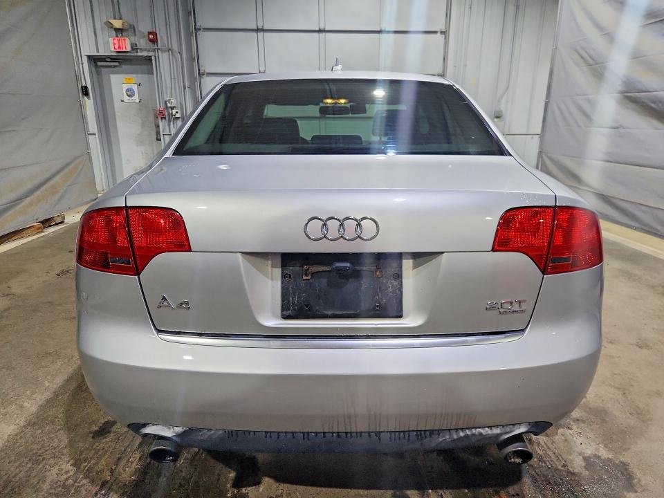 2007 Audi A4 VIN WAUDF78E67A136417 COPART salvage auction — NORMAL WEAR, NH - CERTIFICATE OF TITLE, sold $375 on 2026-07-28 (photo 6)