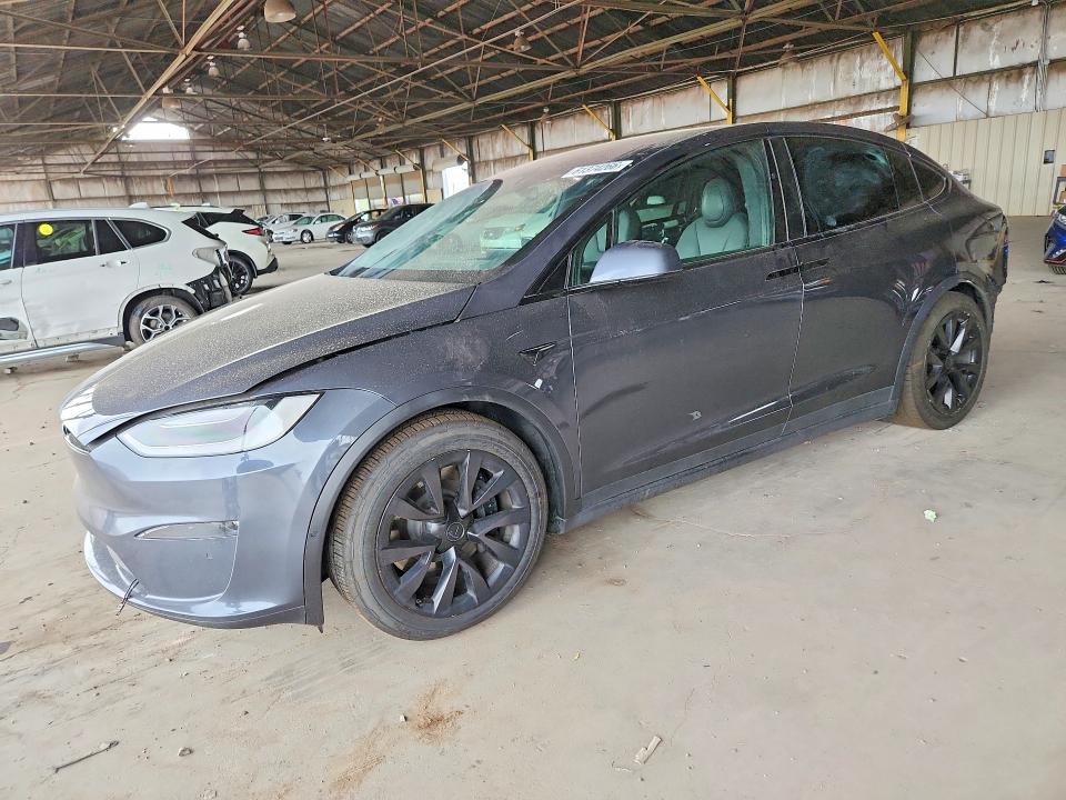 2022 Tesla Model x VIN 7SAXCBE57NF335418 — COPART salvage auction photo