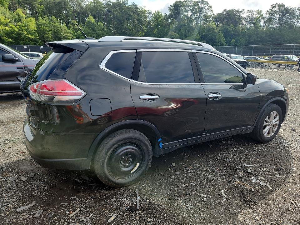 2016 Nissan Rogue VIN KNMAT2MV8GP643257 COPART salvage auction — SIDE, MI - CERTIFICATE OF TITLE, sold $875 on 2026-07-29 (photo 3)