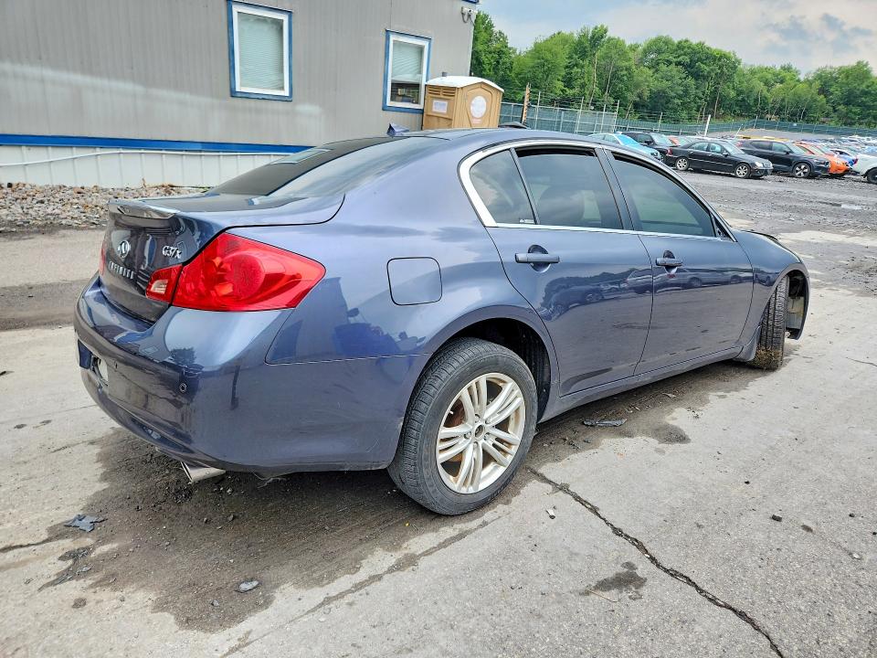 2013 Infiniti G VIN JN1CV6ARXDM761781 COPART salvage auction — FRONT END, Pa - Cert Of Salv-R=Reconstructed, sold $10 on 2026-07-29 (photo 3)