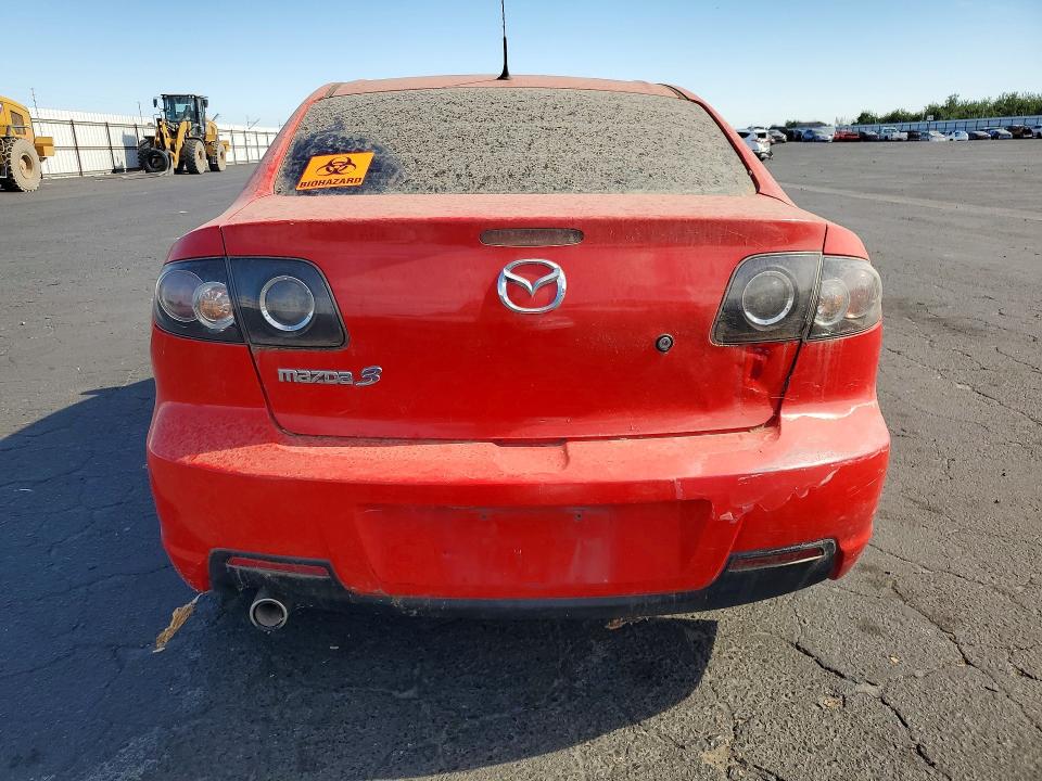 2007 Mazda 3 VIN JM1BK12G271754010 COPART salvage auction — MECHANICAL, Ca - Dis/Dlr/Exp Only Clean Title, sold $450 on 2026-07-09 (photo 6)