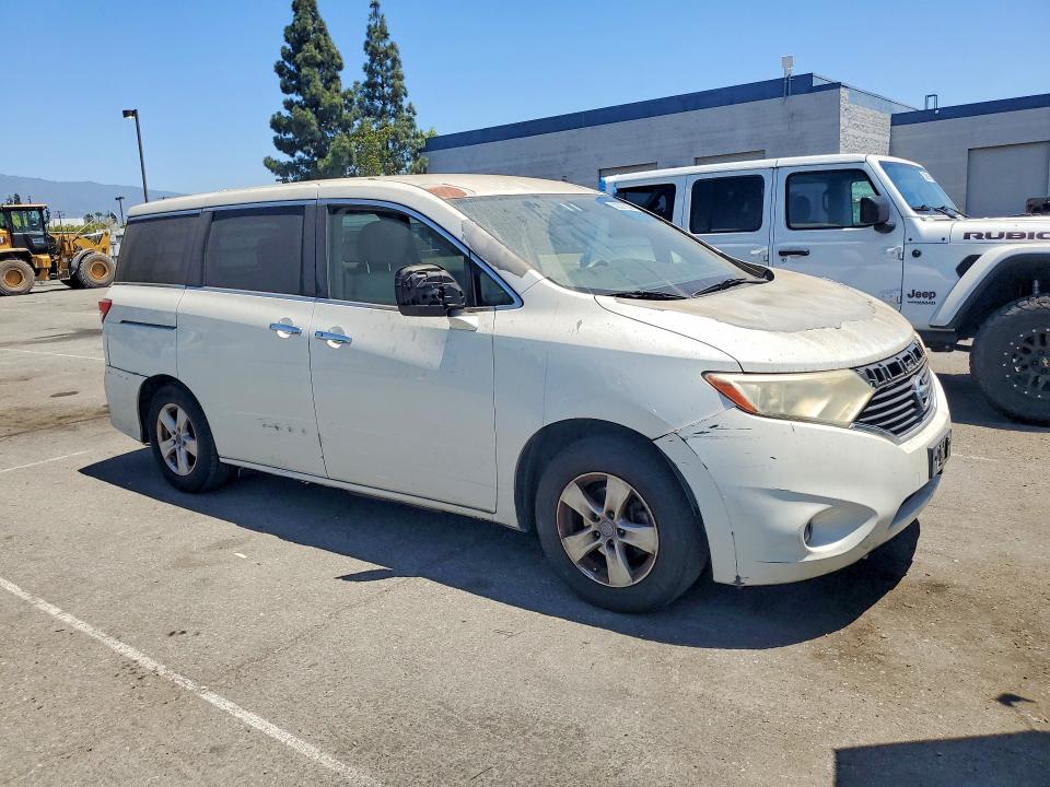 2012 Nissan Quest VIN JN8AE2KP1C9049174 COPART salvage auction — NORMAL WEAR, Ca - Dis/Dlr/Exp Only Clean Title, sold $150 on 2026-07-28 (photo 4)