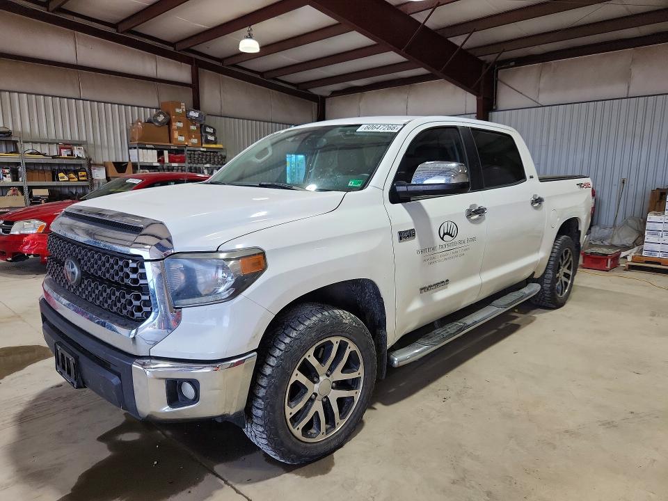 2018 Toyota Tundra VIN 5TFDW5F13JX703727 COPART salvage auction — REAR END, Pa - Certificate Of Salvage, sold $15,100 on 2026-07-24 (photo 1)