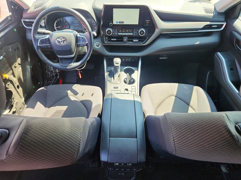2023 Toyota Highlander VIN 5TDKDRBHXPS007243 COPART salvage auction — FRONT END, MA - CERTIFICATE OF TITLE, sold $12,900 on 2026-07-15 (photo 8)