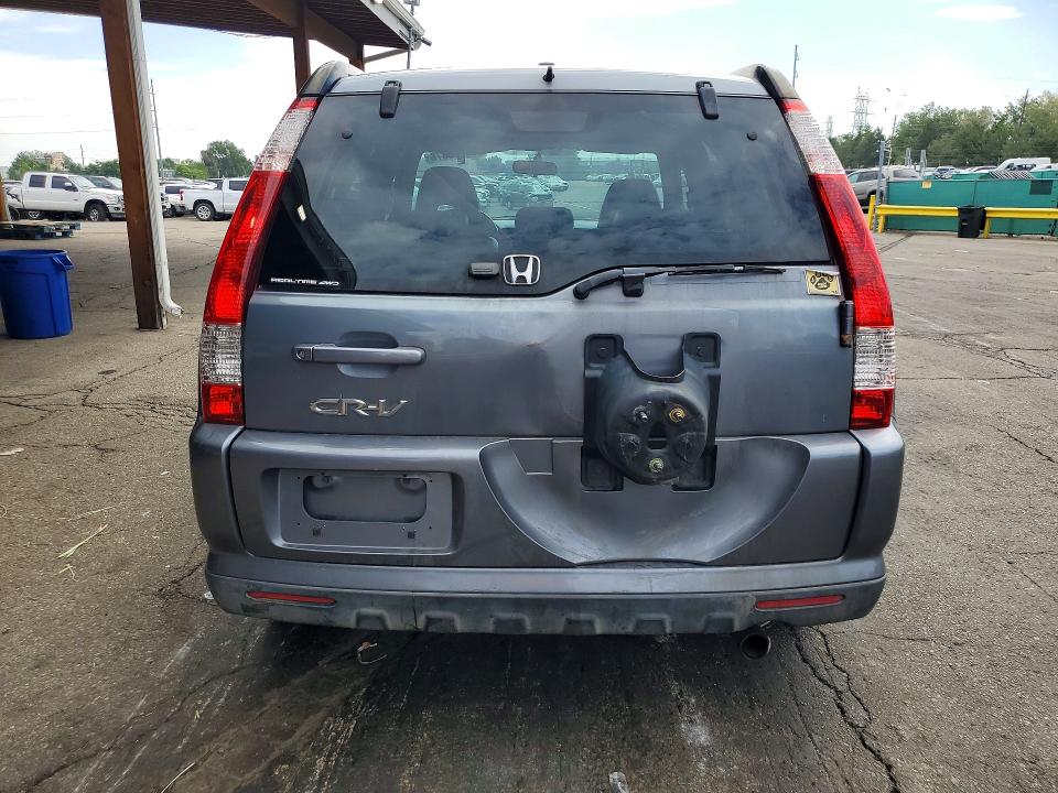 2006 Honda Cr-v VIN JHLRD78966C003941 COPART salvage auction — MECHANICAL, Co - Dis/Dlr/Exp Only Clean Title, sold $275 on 2026-07-28 (photo 6)