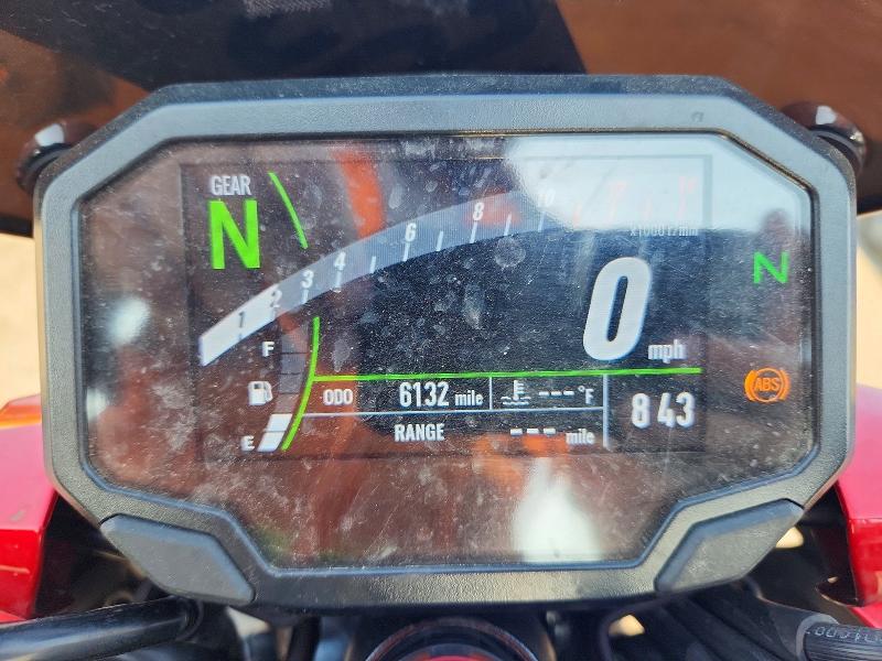 2025 Kawasaki Er500 VIN ML5ERGF15SDA37817 COPART salvage auction — FRONT END, Pa - Certificate Of Salvage, sold $700 on 2026-07-30 (photo 7)