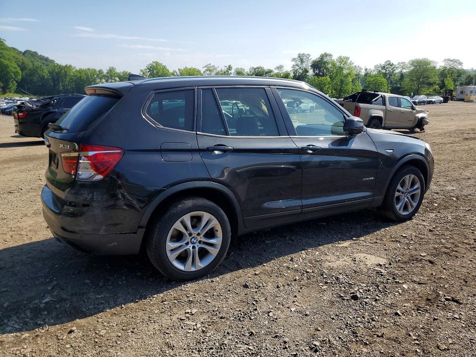 2017 BMW X3 VIN 5UXWX7C58H0U42850 COPART salvage auction — FRONT END, Ny - Mv-907A Salvage Certificate, sold $1,600 on 2026-07-16 (photo 3)