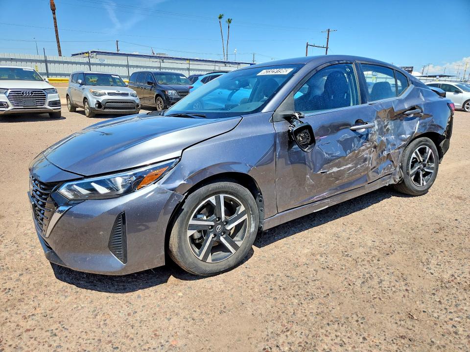 2025 Nissan Sentra VIN 3N1AB8CV3SY293120 COPART salvage auction — ALL OVER, Az - Cert Of Title- Non Repair (P), sold $2,500 on 2026-07-27 (photo 1)