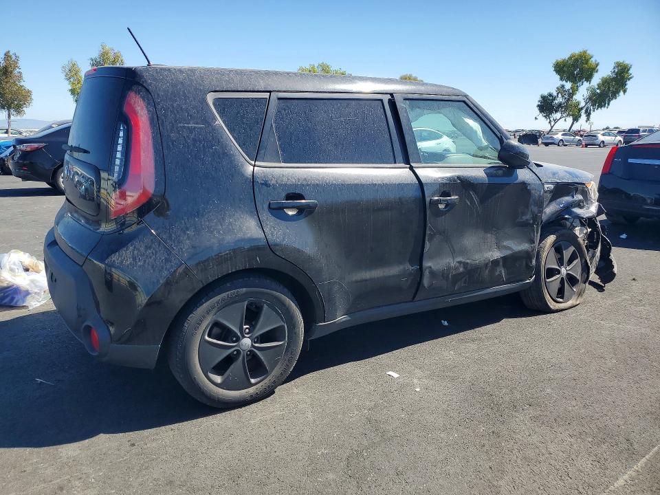 2016 Kia Soul VIN KNDJN2A21G7258322 COPART salvage auction — FRONT END, Ca - Salvage Certificate, sold $500 on 2026-07-27 (photo 3)