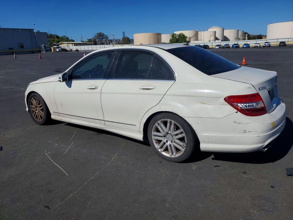 2010 Mercedes-benz C class VIN WDDGF5EB2AR087262 COPART salvage auction — FRONT END, Ca - Dis/Dlr/Exp Only Clean Title, sold $225 on 2026-08-03 (photo 2)