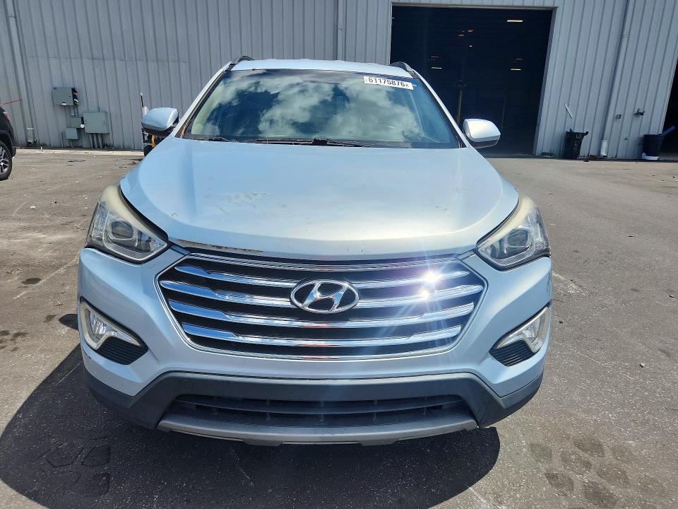 2013 Hyundai Santa fe VIN KM8SM4HF3DU028365 COPART salvage auction — FRONT END, Fl - Certificate Of Title, sold $1,350 on 2026-07-27 (photo 5)