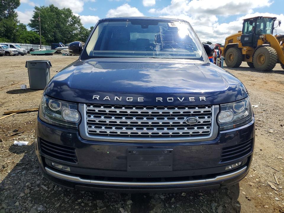 2016 Land rover RANGE ROVER VIN SALGS2VF6GA269649 COPART salvage auction — MECHANICAL, WV - CERTIFICATE OF TITLE, sold $4,450 on 2026-07-27 (photo 5)