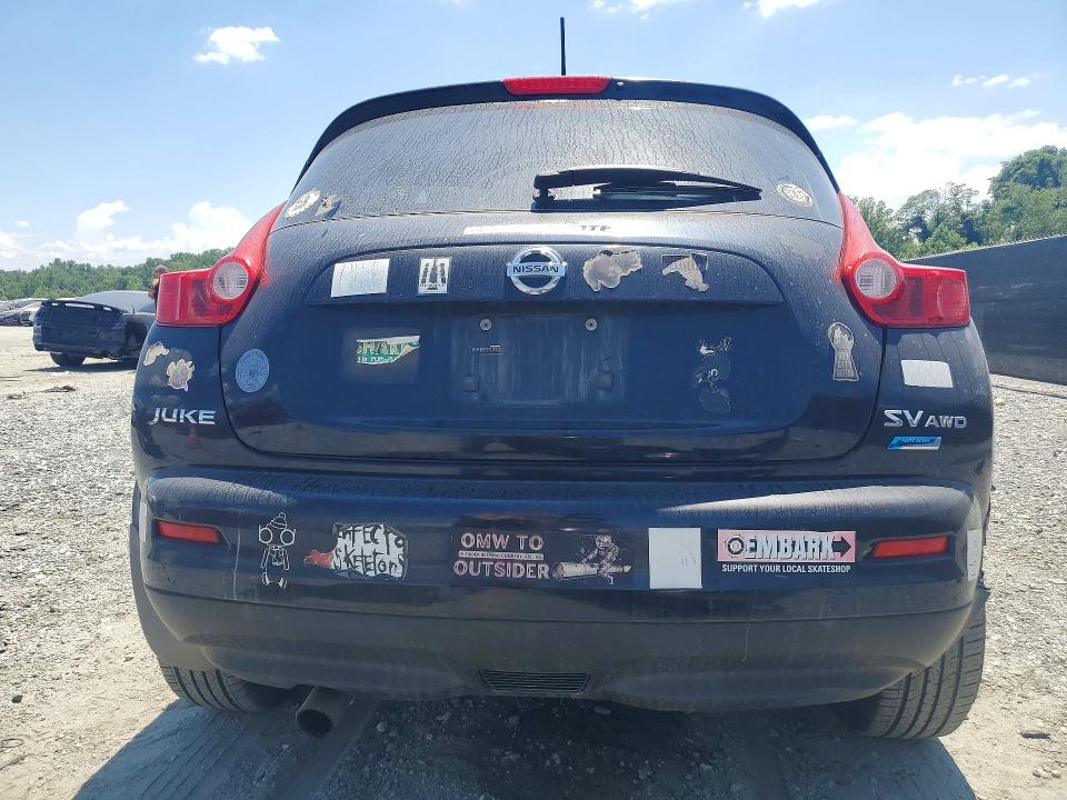 2012 Nissan Juke VIN JN8AF5MV2CT120332 COPART salvage auction — FRONT END, SC - CERT OF TITLE-SALVAGE, sold $700 on 2026-07-27 (photo 6)