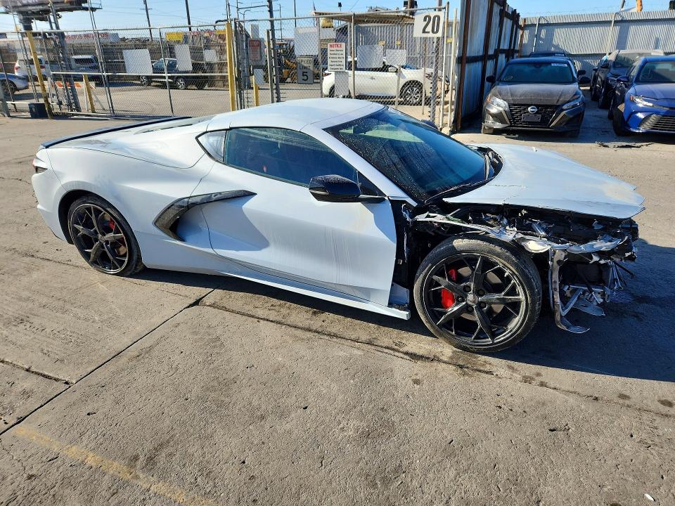 2022 Chevrolet Corvette stingray VIN 1G1YA2D45N5120615 COPART salvage auction — FRONT END, CA - SALVAGE CERTIFICATE, sold $22,800 on 2026-07-14 (photo 4)