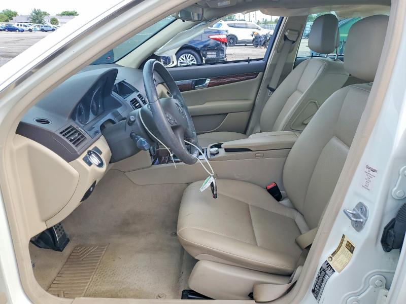 2011 Mercedes-benz C class VIN WDDGF5EB3BA479683 COPART salvage auction — FRONT END, FL - CERT OF TITLE SLVG REBUILDABLE, sold $1,050 on 2026-07-15 (photo 7)