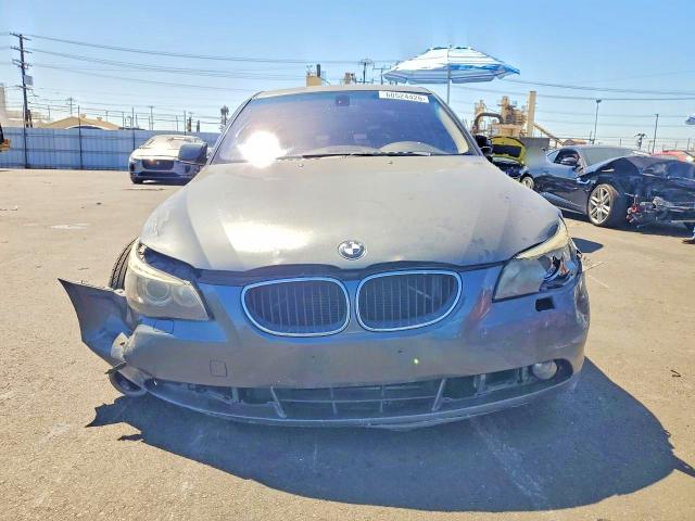 2005 BMW 5er VIN WBANA73505B817917 COPART salvage auction — FRONT END, Ca - Salvage Certificate, sold $250 on 2026-07-27 (photo 5)
