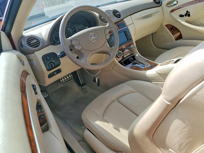2008 Mercedes-benz Clk-class VIN WDBTK56F38F252123 COPART salvage auction — WATER/FLOOD, FL - CERT OF TITLE-SLVG REBLD FLOOD, sold $1,000 on 2026-07-20 (photo 8)