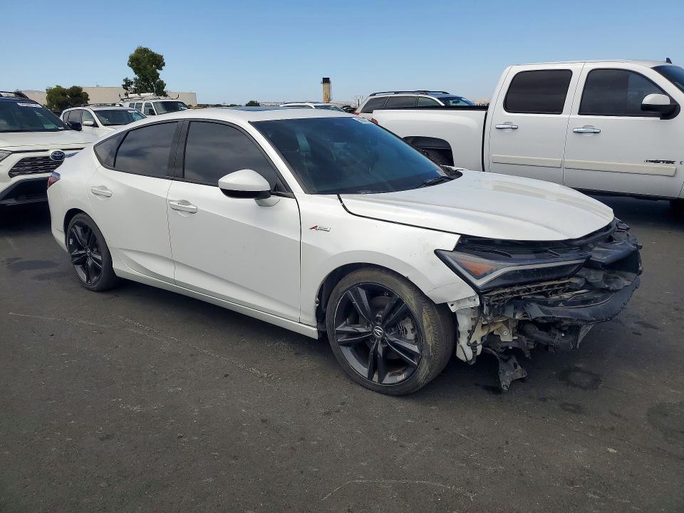 2023 Acura Integra VIN 19UDE4H37PA000611 COPART salvage auction — FRONT END, CA - DIS/DLR/EXP LIEN PAPERS-SALV, sold $7,500 on 2026-07-27 (photo 4)