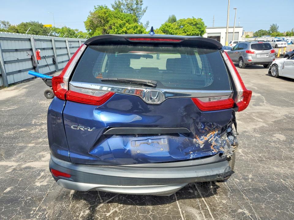 2018 Honda Cr-v VIN 2HKRW5H30JH412067 COPART salvage auction — REAR END, FL - CERTIFICATE OF TITLE, sold $7,000 on 2026-07-29 (photo 6)