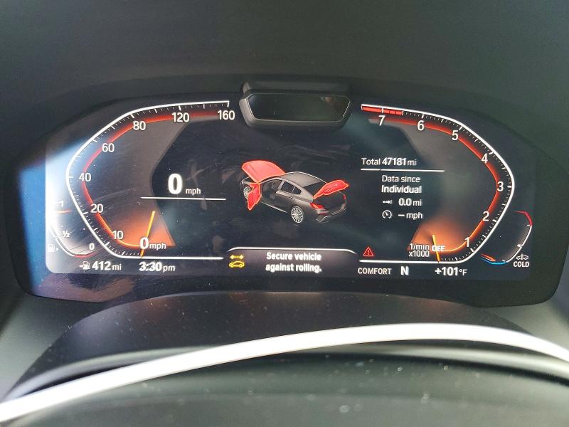 2023 BMW 8er VIN WBAGV2C04PCK30038 COPART salvage auction — MECHANICAL, Al - Cert Of Title-Salvage Title, sold $30,000 on 2026-08-18 (photo 9)