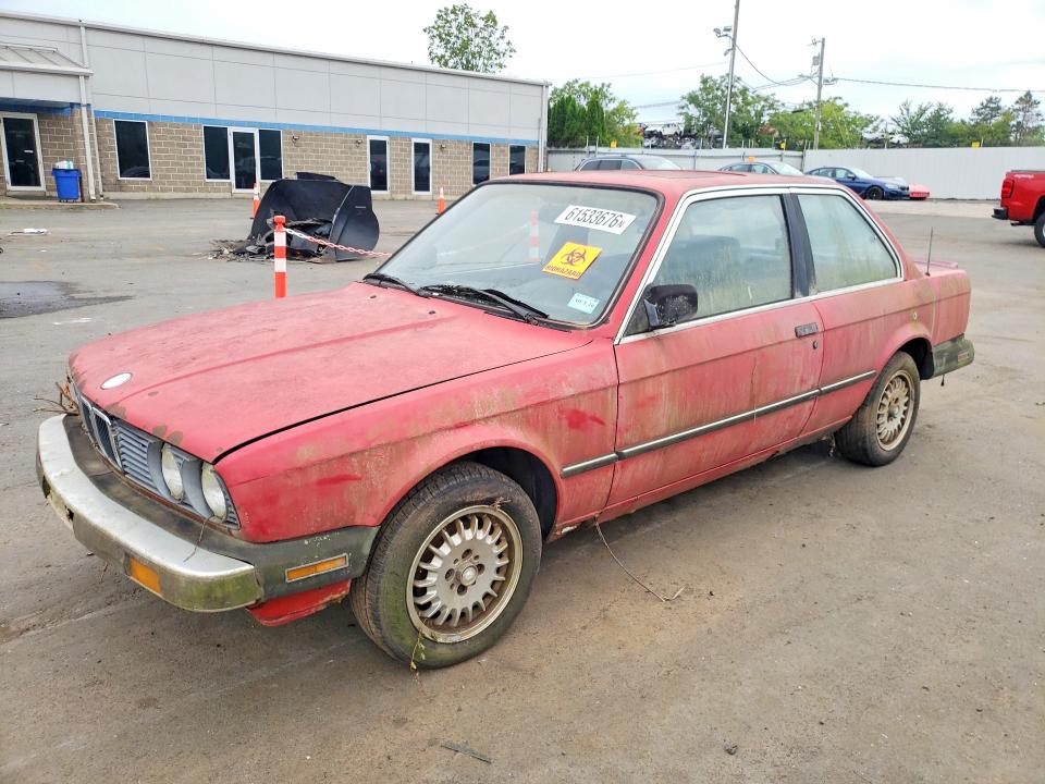 1987 BMW 3 series VIN WBAAB6402H1689134 COPART salvage auction — FRONT END, Ct - Certificate Of Title, sold $500 on 2026-07-31 (photo 1)