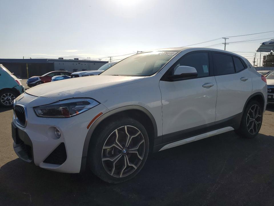 2018 BMW X2 VIN WBXYJ5C37JEF81560 COPART salvage auction — FRONT END, CA - SALVAGE CERTIFICATE, sold $3,750 on 2026-07-27 (photo 1)