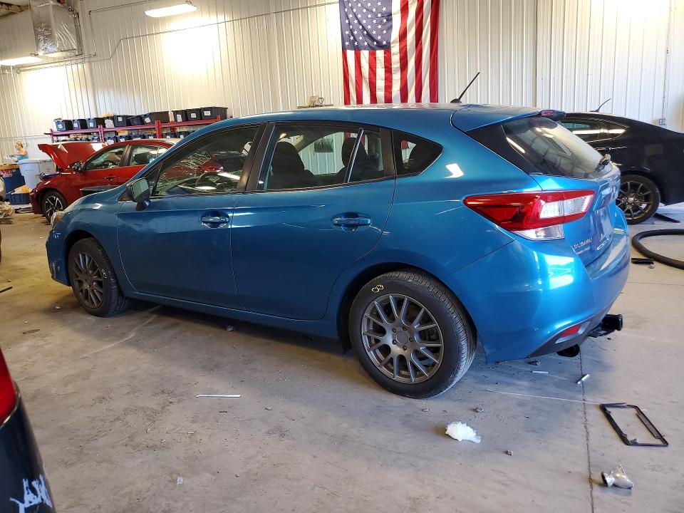 2018 Subaru Impreza VIN 4S3GTAA60J1725379 COPART salvage auction — ROOF, Mn - Cert Of Title-Salvage, sold $325 on 2026-08-25 (photo 2)