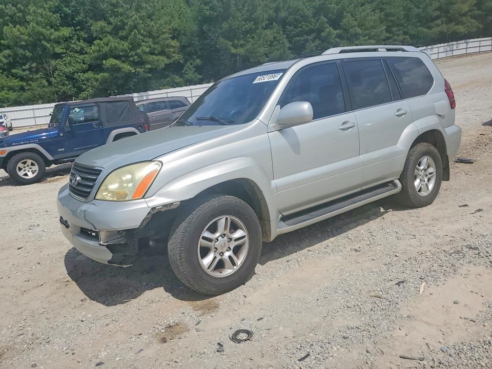 2005 Lexus Gx 470 VIN JTJBT20X950068570 COPART salvage auction — FRONT END, Nc - Certificate Of Title, sold $2,700 on 2026-07-29 (photo 1)
